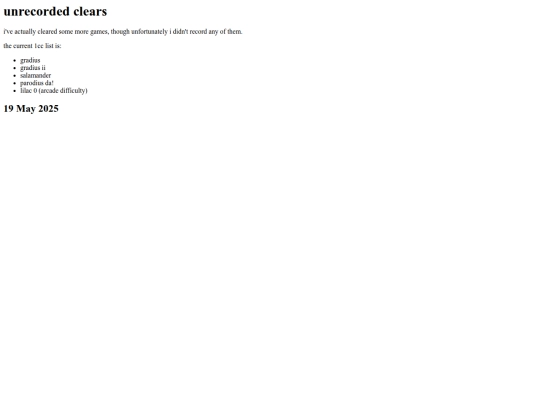 posts/unrecordedclears screenshot