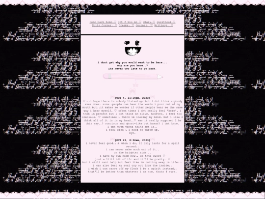 diary screenshot