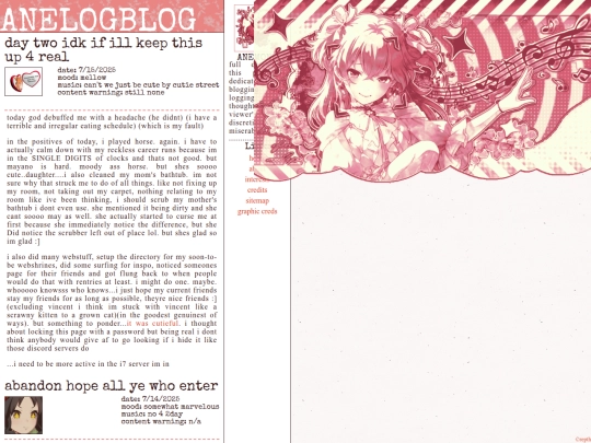 blog screenshot