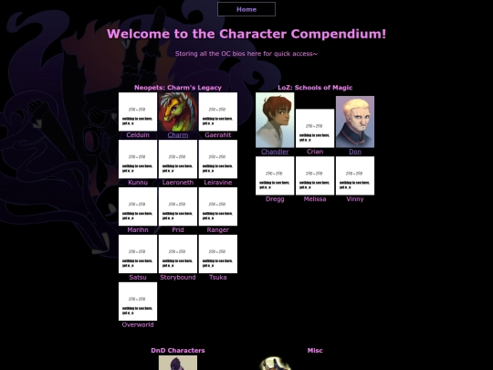 characters screenshot