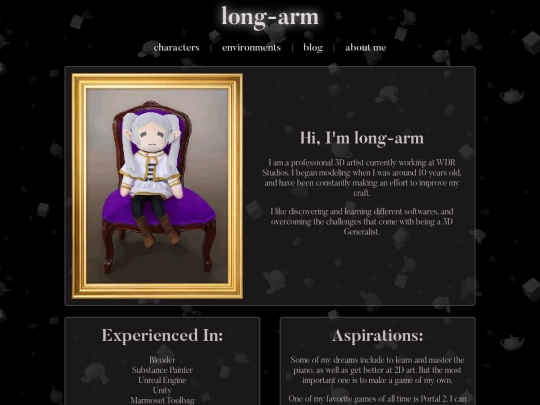 aboutme screenshot