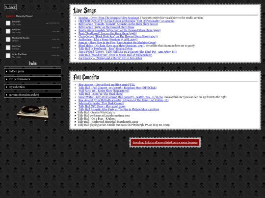 music/live-performances screenshot