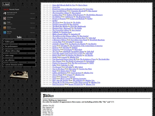 music/obsession-archive screenshot
