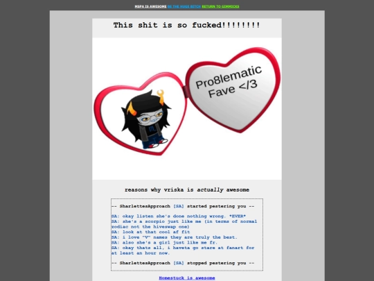 Gimmicks/VriskaShitpost screenshot