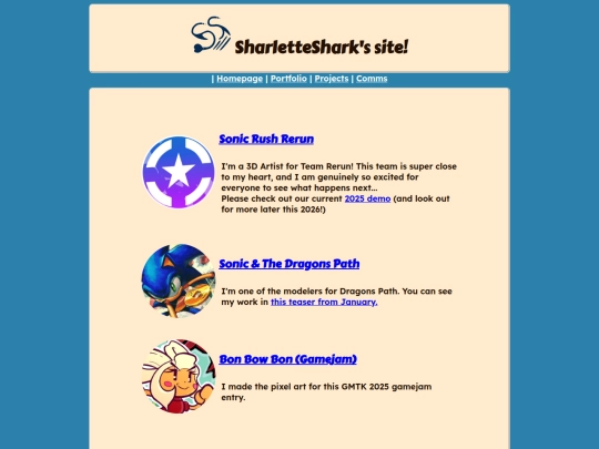 projects screenshot
