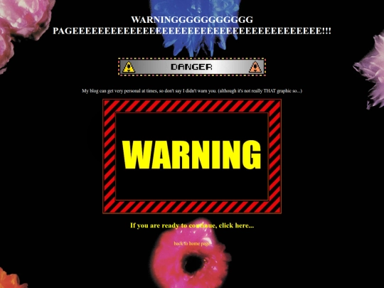 warning screenshot