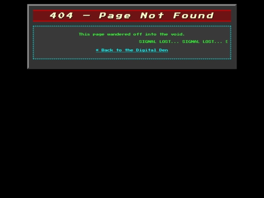 not_found screenshot
