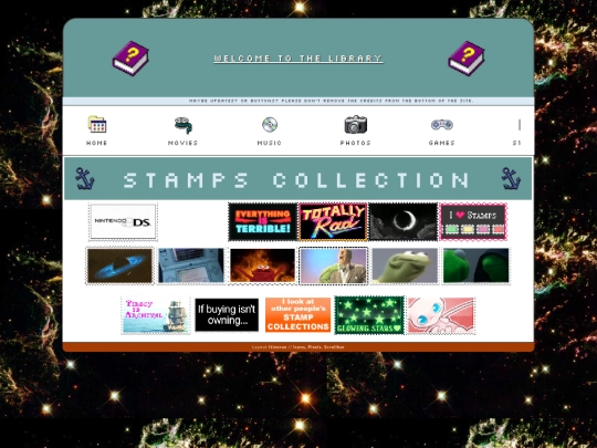 stamps screenshot