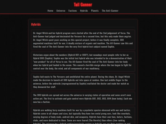 hybrids screenshot