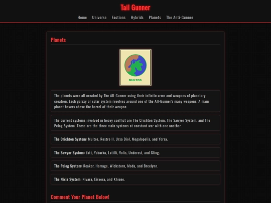 planets screenshot