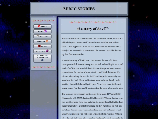 stories/storyofdavEP screenshot