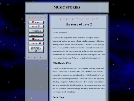 stories/storyofdave2 screenshot