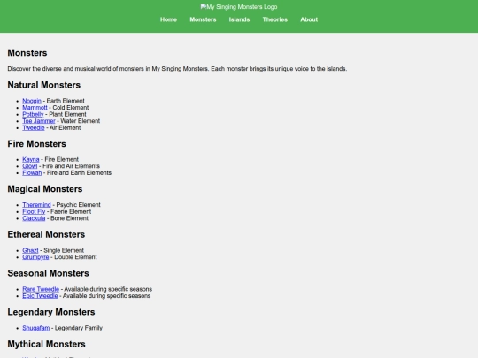 monsters screenshot