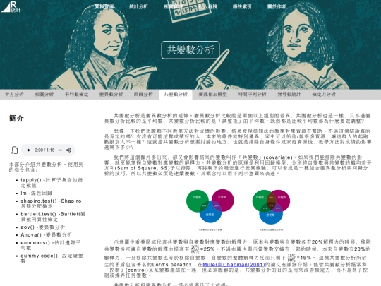 ancova screenshot
