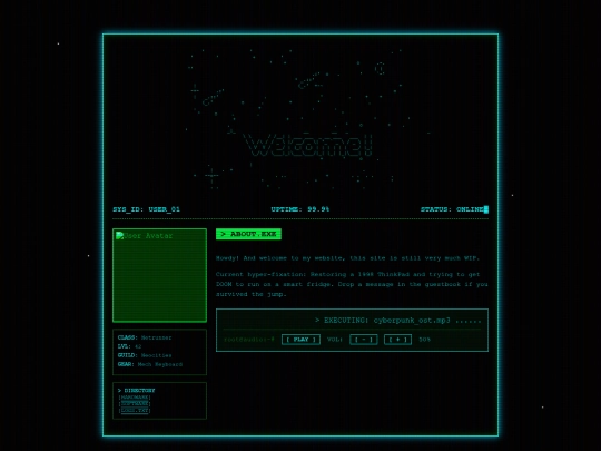 Newsite screenshot