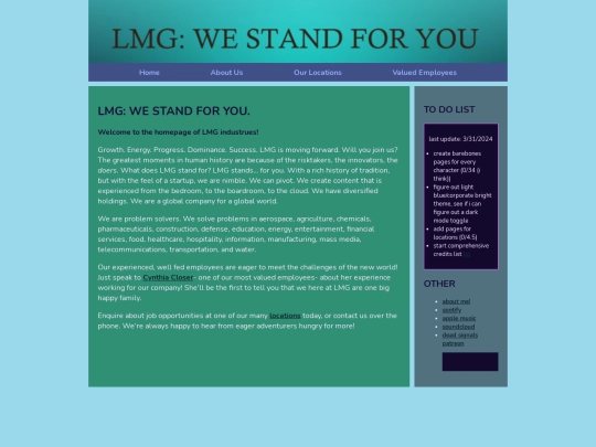 homepage screenshot