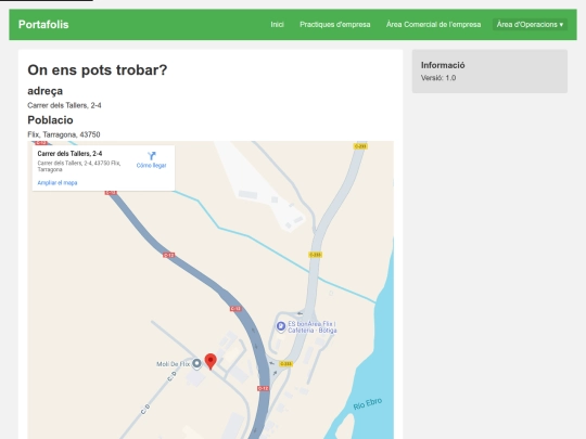 Localització i distribució screenshot