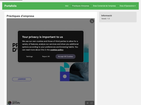 Practiques de empresa screenshot