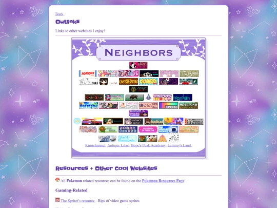 basics/links screenshot