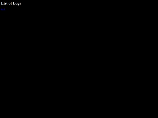 logs screenshot