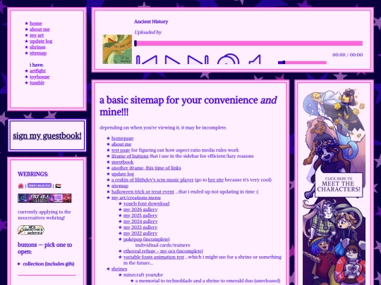 sitemap screenshot