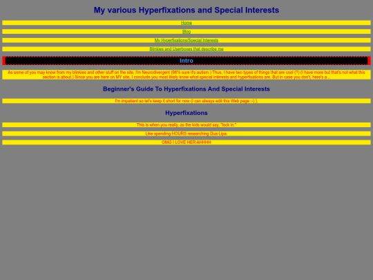 hyperfixations screenshot