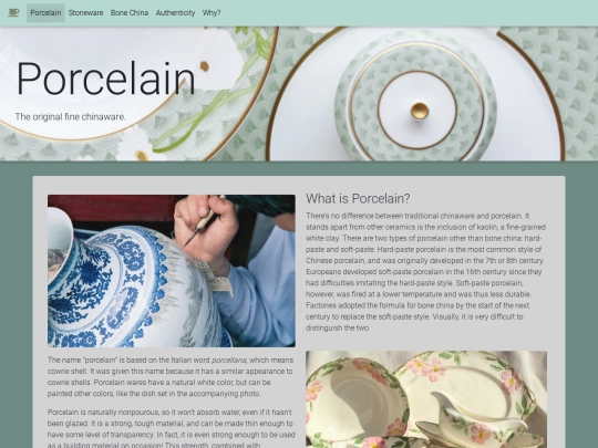 porcelain screenshot