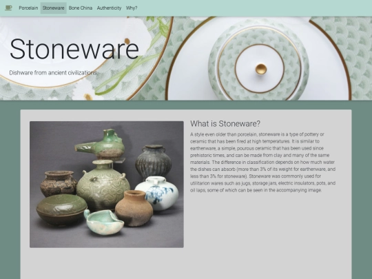stoneware screenshot