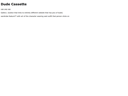 dude_cassette screenshot