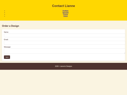 Contact screenshot