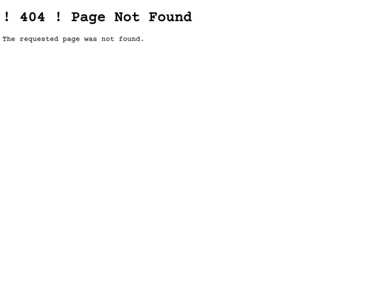 not_found screenshot