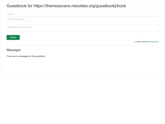 guestbookj/book screenshot