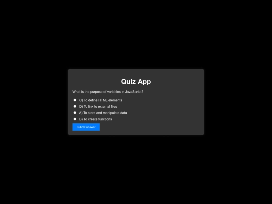 javascriptquiz2 screenshot