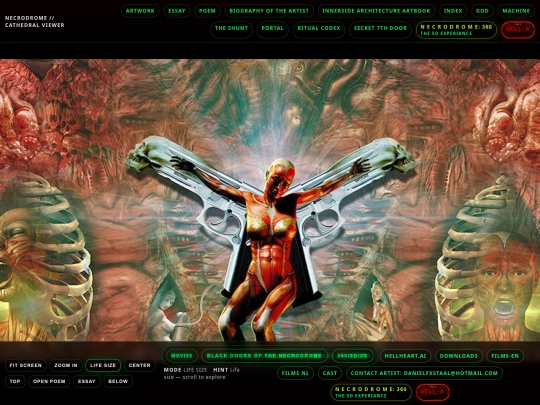necrodrome_cathedral_viewer screenshot