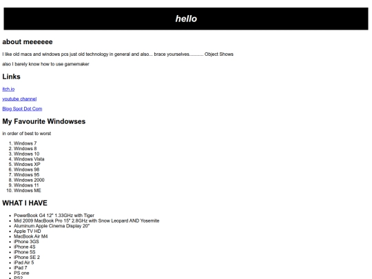 index screenshot