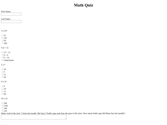 form screenshot