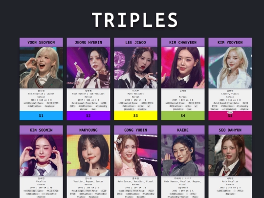 kpop/triples screenshot