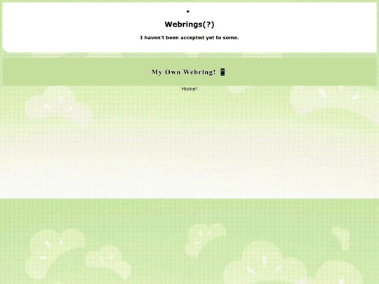 Webrings screenshot
