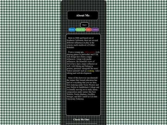 mobile/index-about me-mobile screenshot