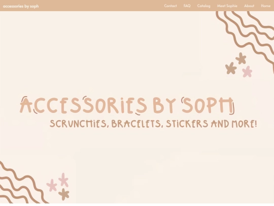 accessoriesbysoph html screenshot