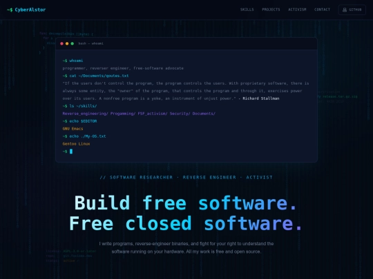 index screenshot
