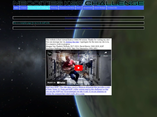 KSPChallenge/template screenshot