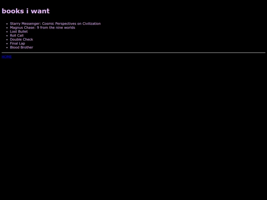 books screenshot