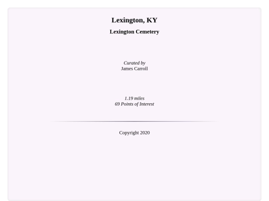 walks/Lexington_Cemetery screenshot