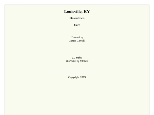 walks/Louisville_Core screenshot