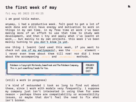 posts/003-first-week-of-may screenshot