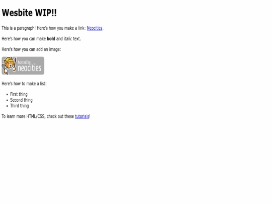 index screenshot