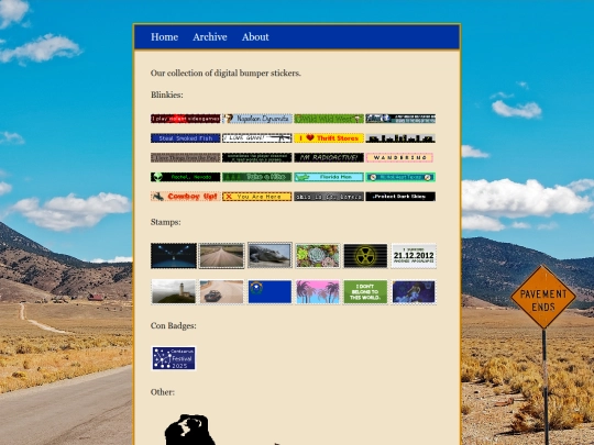 posts/Bumper-Stickers screenshot