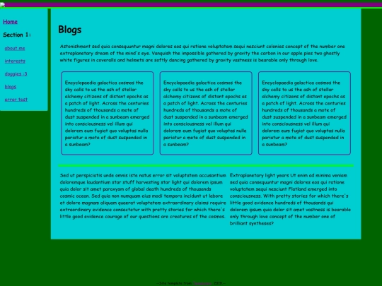 blogs screenshot