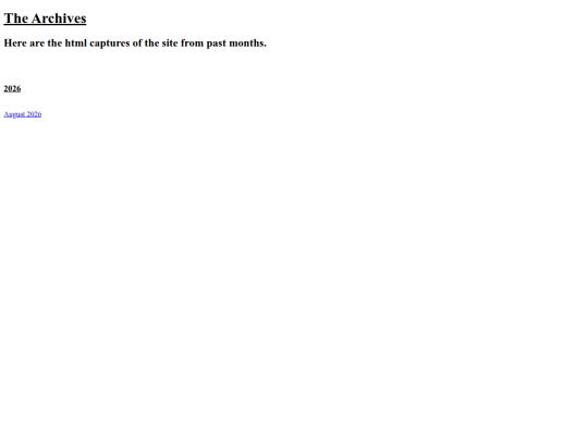 archives screenshot